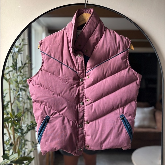 WOOLRICH | vintage 1980s down vest | size medium - Picture 3 of 5